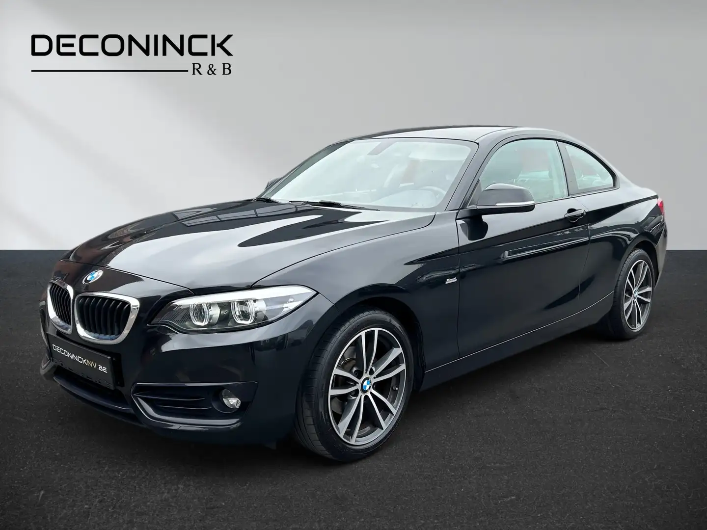 BMW 218 Coupé 218i   ***SPORT - LINE*** Zwart - 1