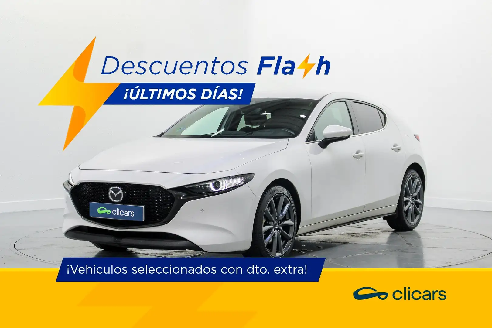 Mazda 3 2.0 e-Skyactiv-G Evolution Aut. 90kW Blanco - 1
