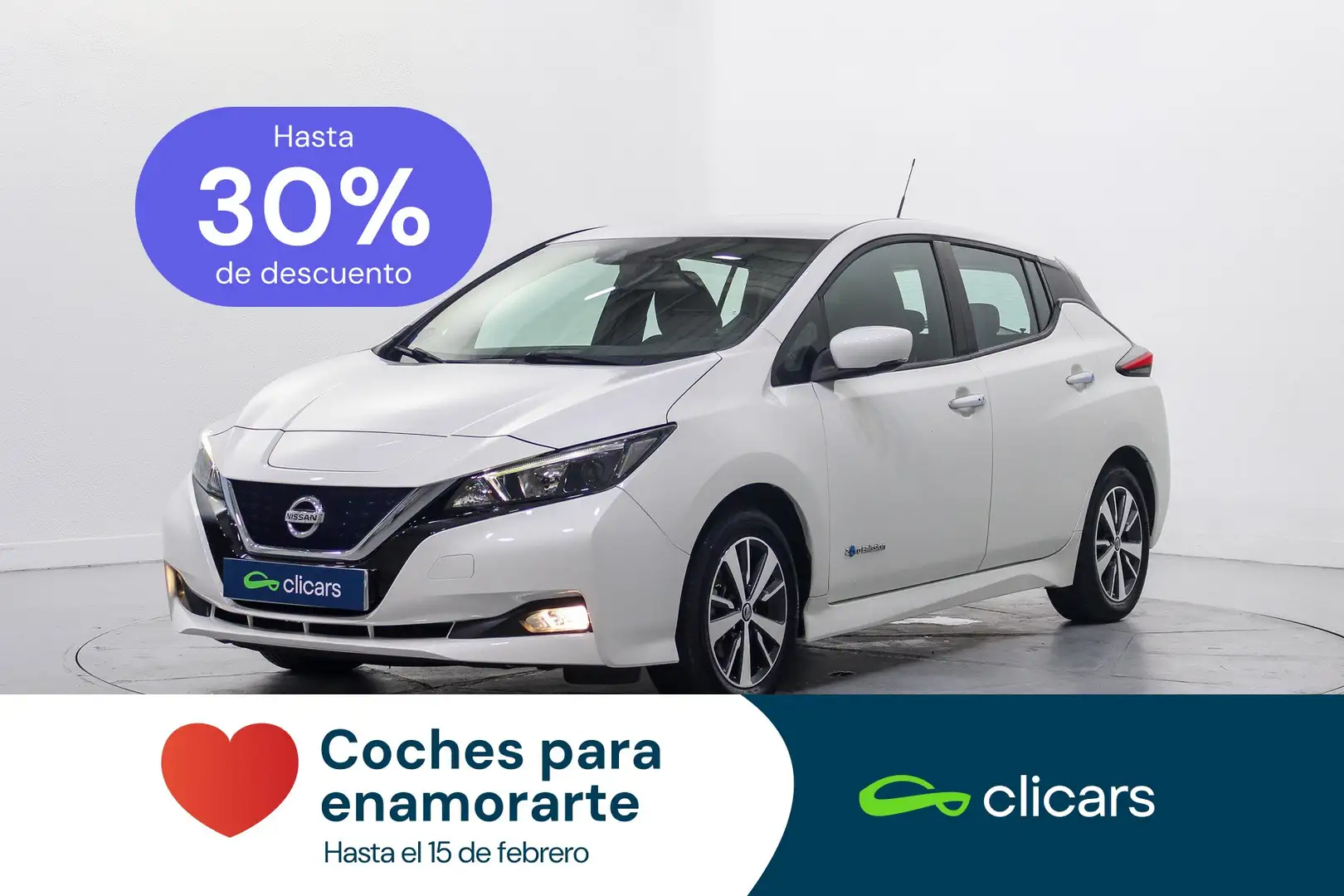 Nissan Leaf 40 kWh Acenta Blanc - 1
