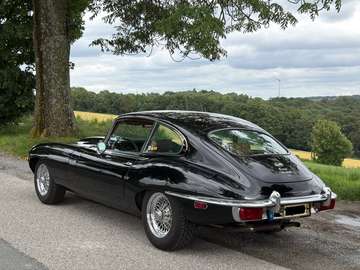 Jaguar E-Type Serie 2 2+2 (1969) – Note 2- (Gutachten) – Schwarz/Biscuit – Automatik – Seit 1990 in einer Hand