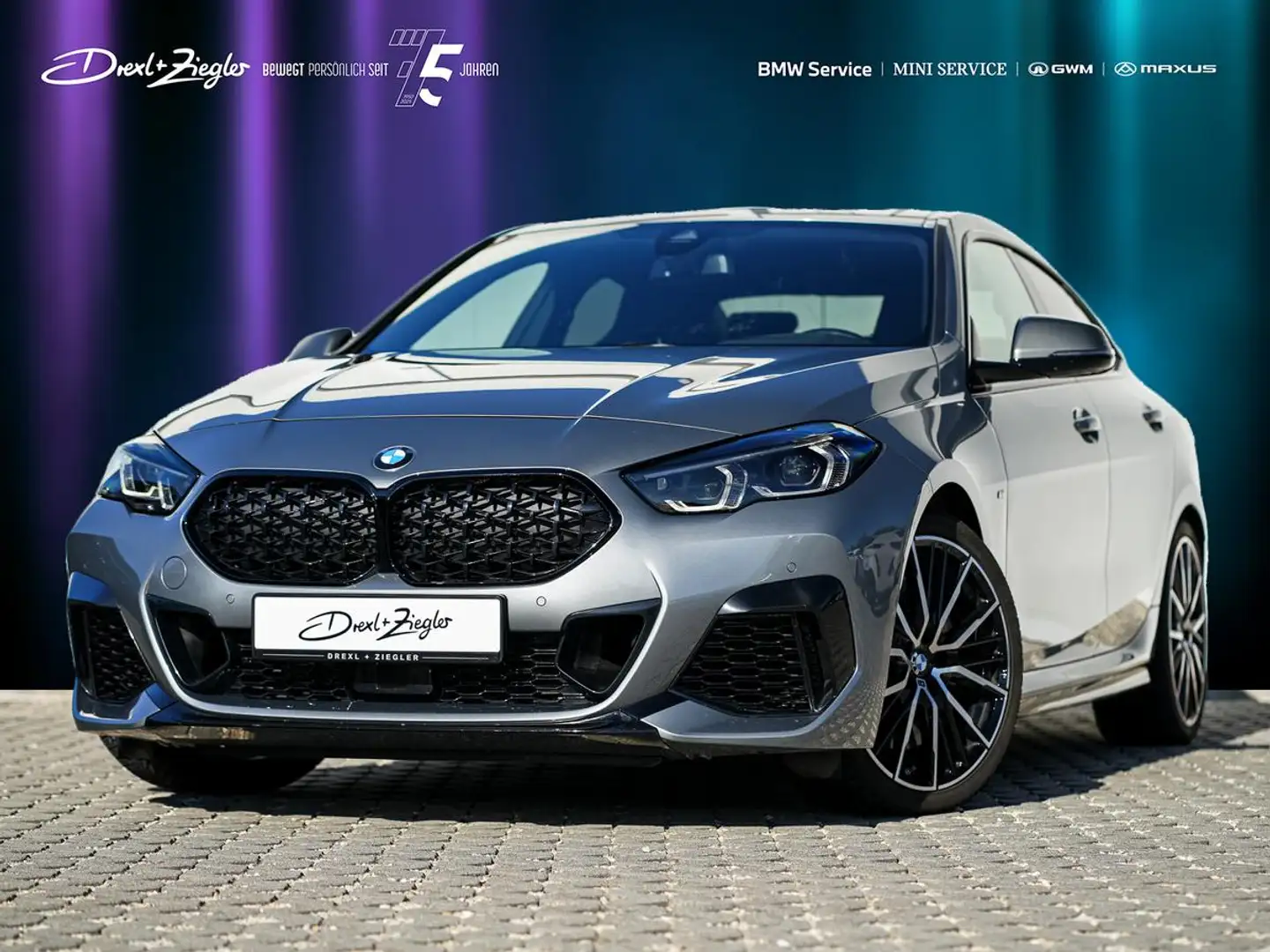 BMW i xDrive Gran Coupe M-SportPRO PANO ACC H&K Grau - 1