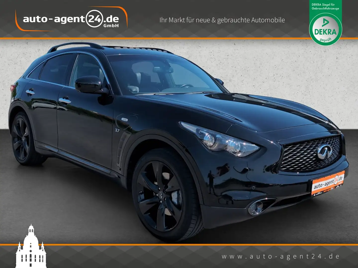 Infiniti QX70 S 3.7 V6 Premium/AHK/Sitzlüftung/ACC/360 Negru - 1