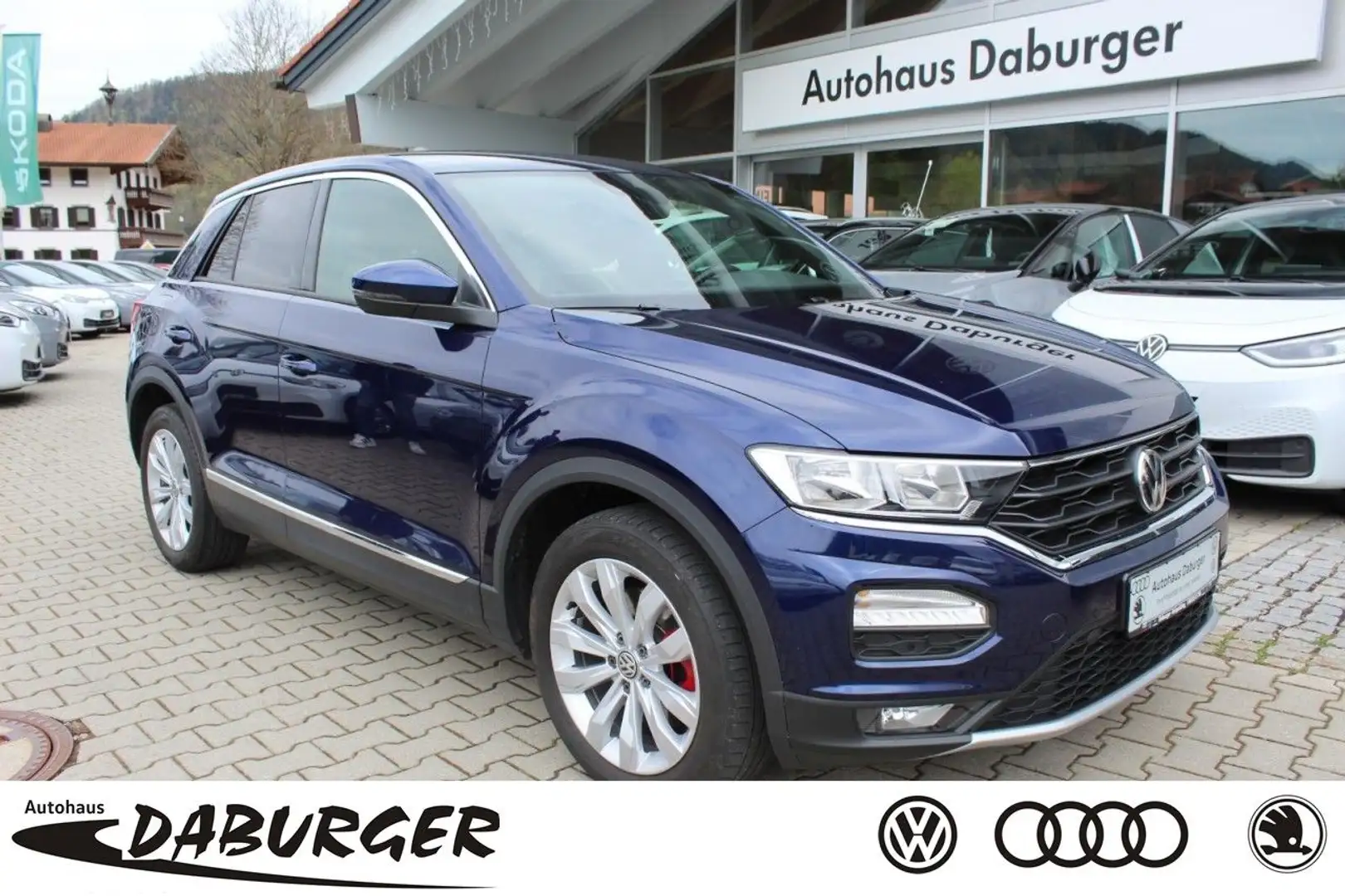 Volkswagen T-Roc 2.0 TSI Sport 4Motion AHK+NAVI Bleu - 1