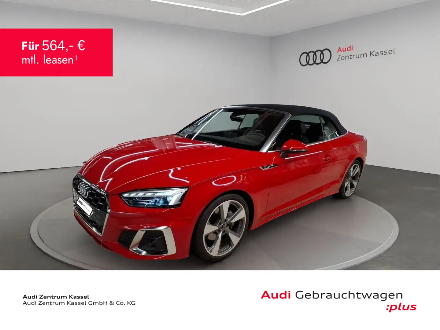 Audi A5 A5 Cabrio S line 40 TDI qu. Matrix Navi AHK 360° Rot - 1