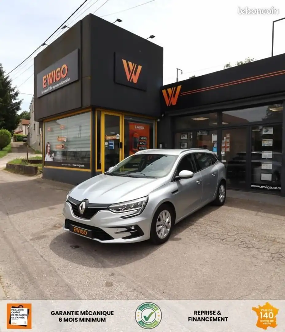 Renault Megane Mégane ESTATE 1.6 E-TECH 160 CH 90 PHEV HYBRID BUS Gris - 1