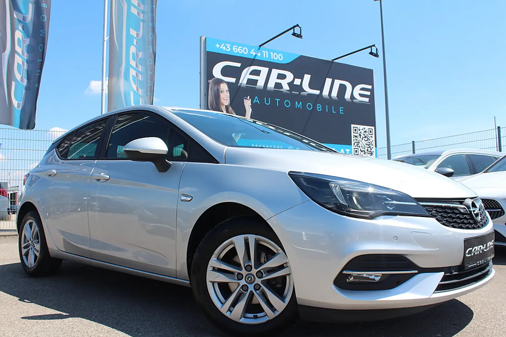 Opel Astra 1,2 Turbo Direct Injection Edition LED Navi Kam... Grau - 1