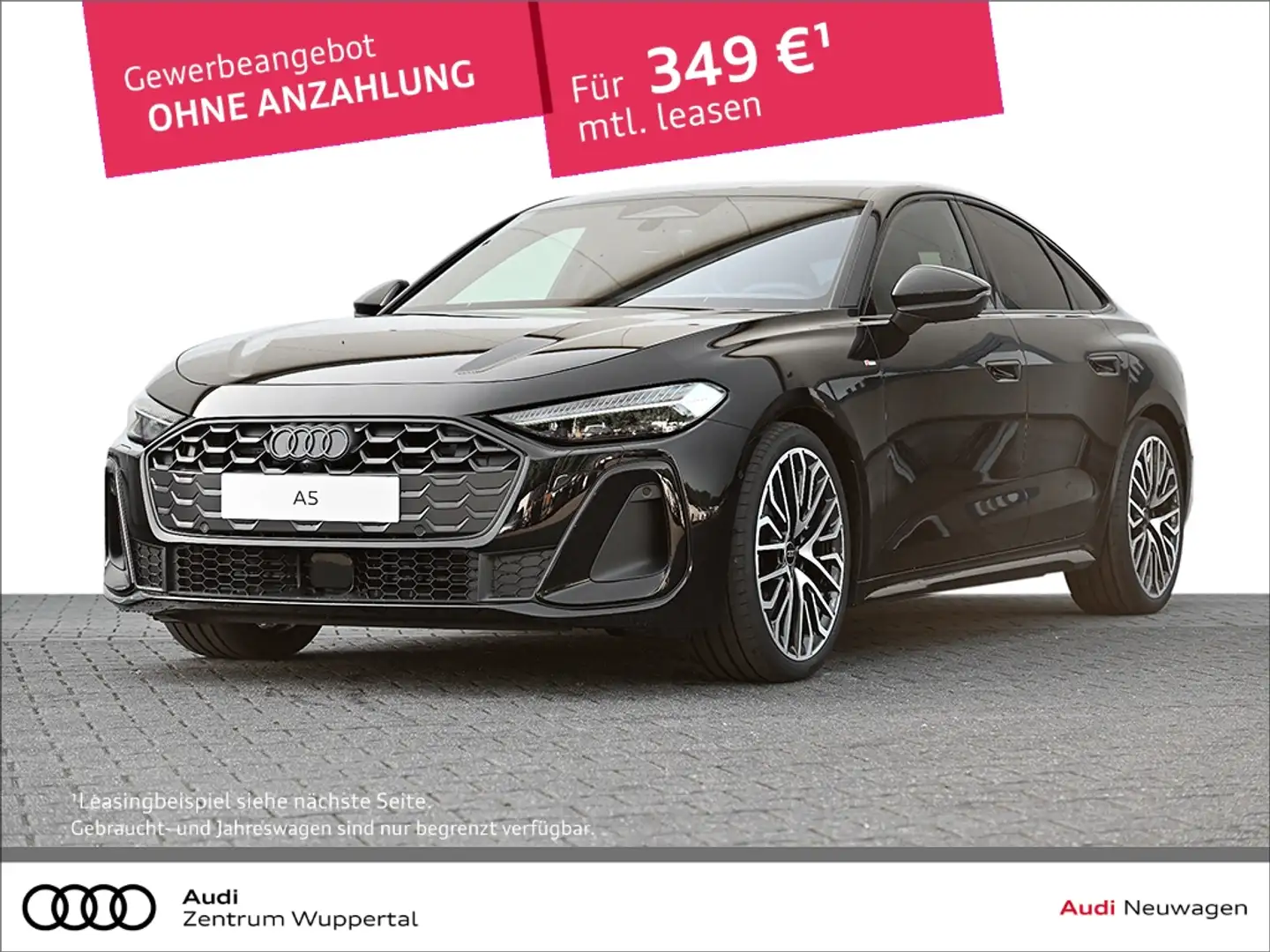 Audi A5 LIMOUSINE TDI S LINE Bang Olufsen AHK MMI NAVI MAT Schwarz - 1