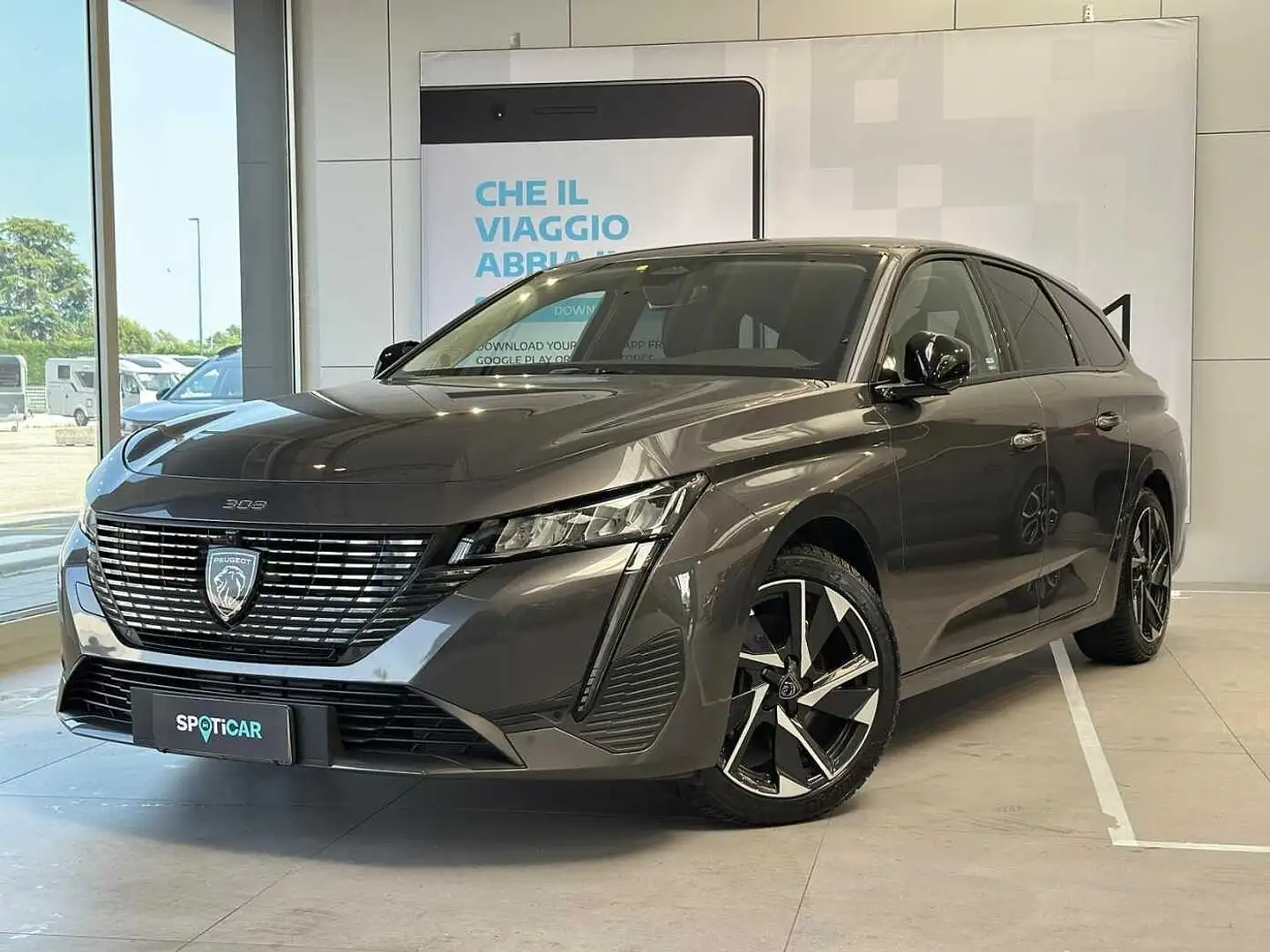 Peugeot 308 3ª serie BlueHDi 130 S&S SW Allure Pack Gris - 1