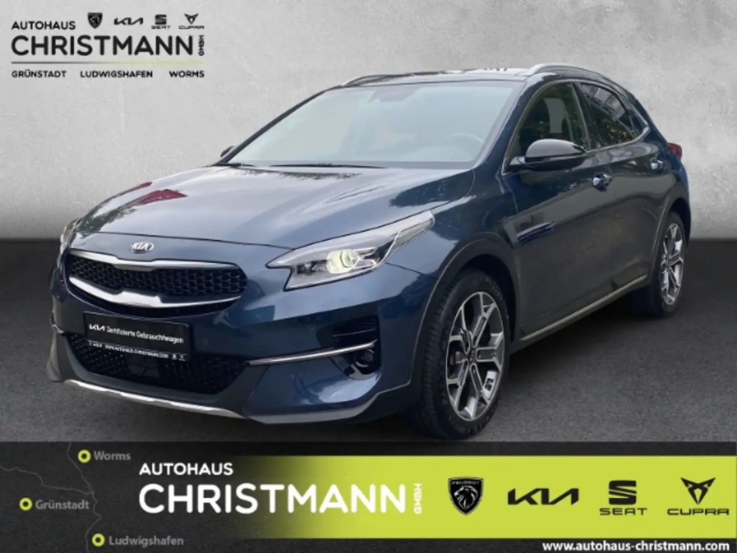 Kia XCeed Platinum Edition 1.5 T-GDI EU6d *GLASDACH* Blau - 1