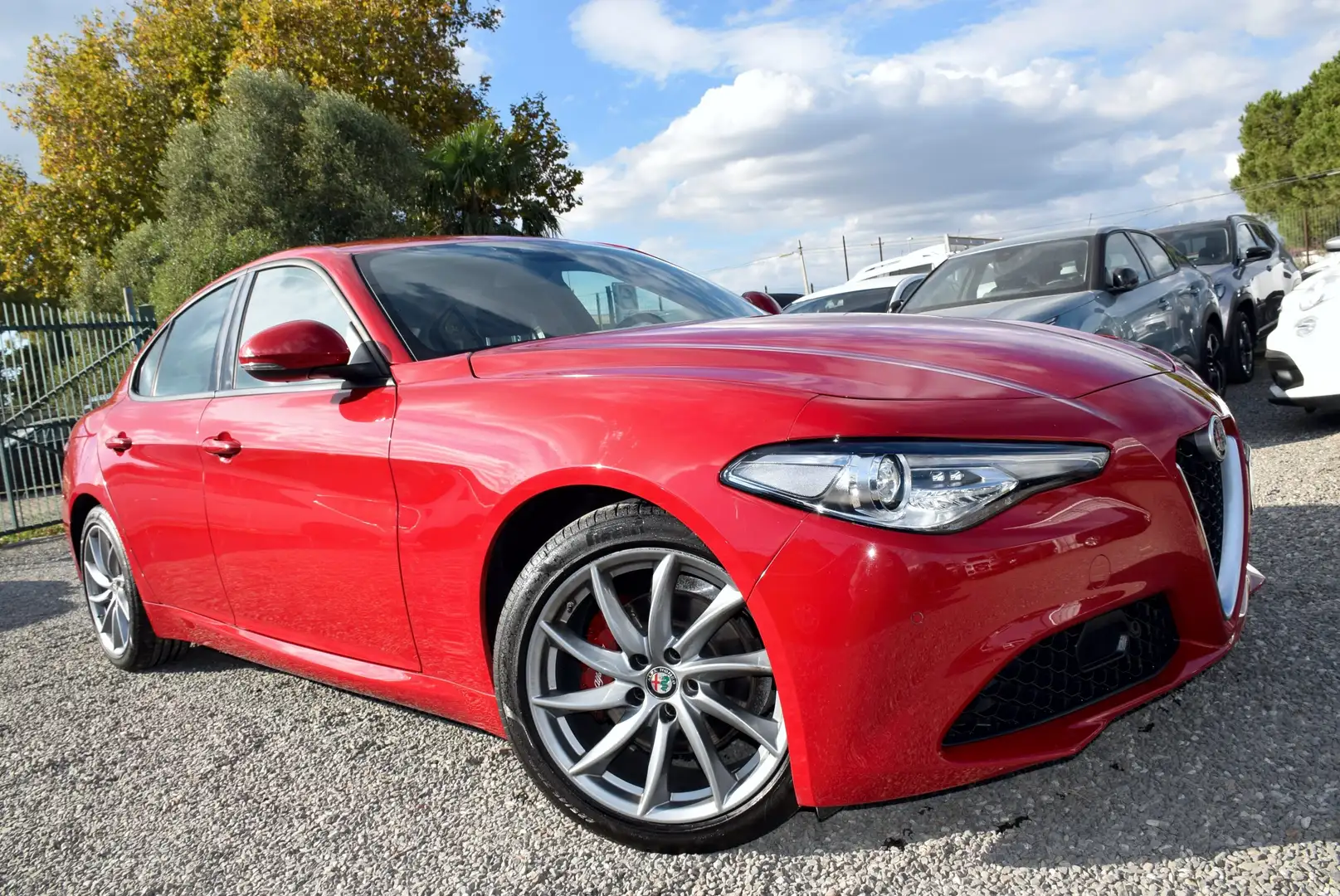 Alfa Romeo Giulia 2.2TD AT8 SPRINT NAVI ANDROID APP SENSORI CAM ADAS Rouge - 2