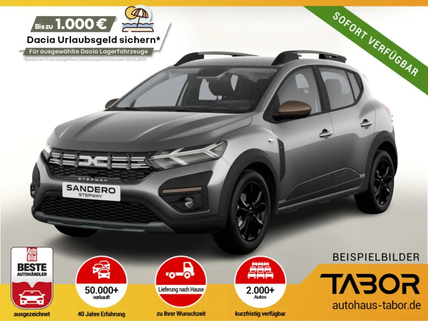 Dacia Sandero Extreme TCe 90 CVT SchiebeD Grau - 1