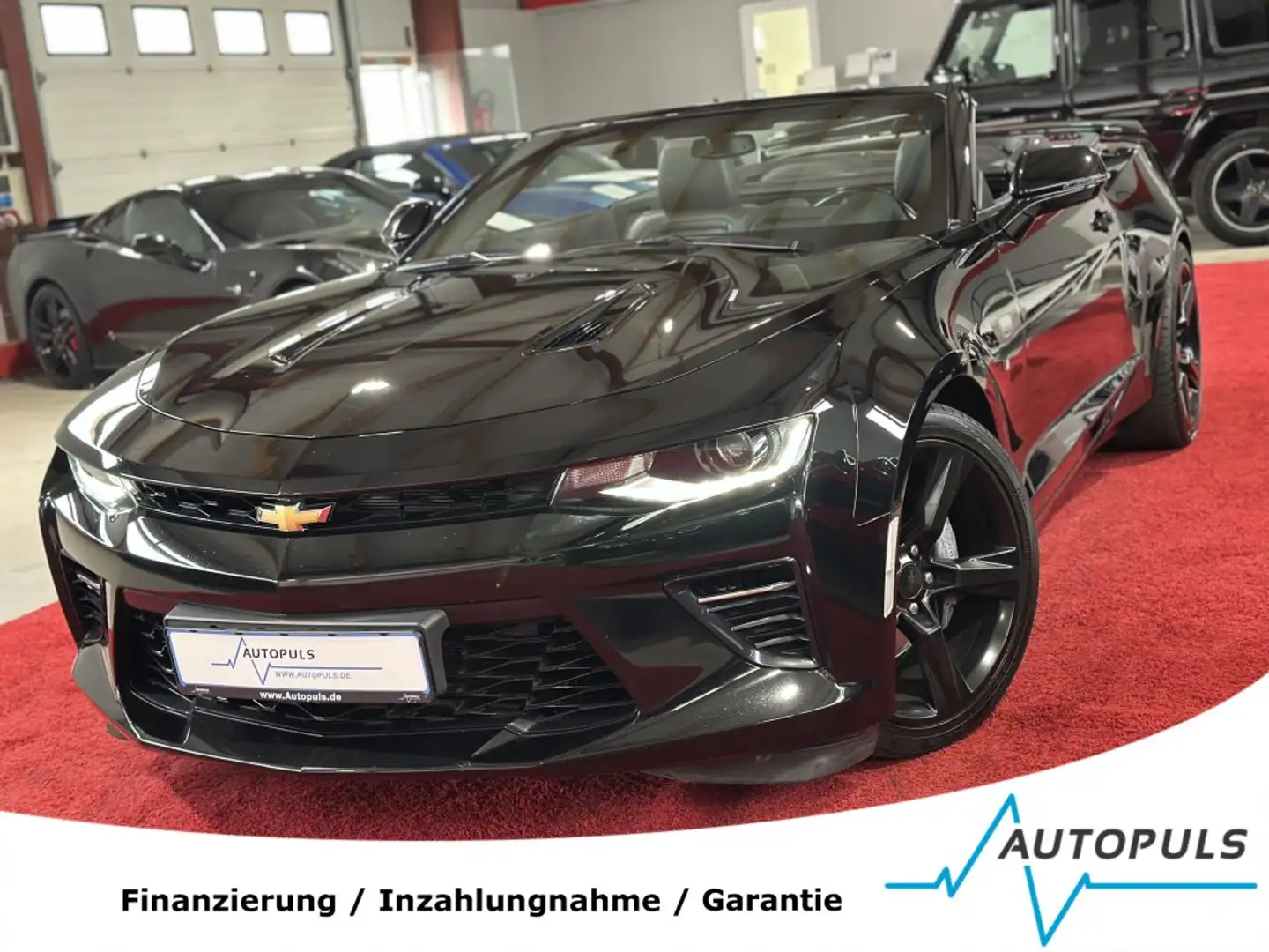 Chevrolet Camaro V8*EU-MODELL*SCHECKHEFTGEPFLEGT* Schwarz - 1