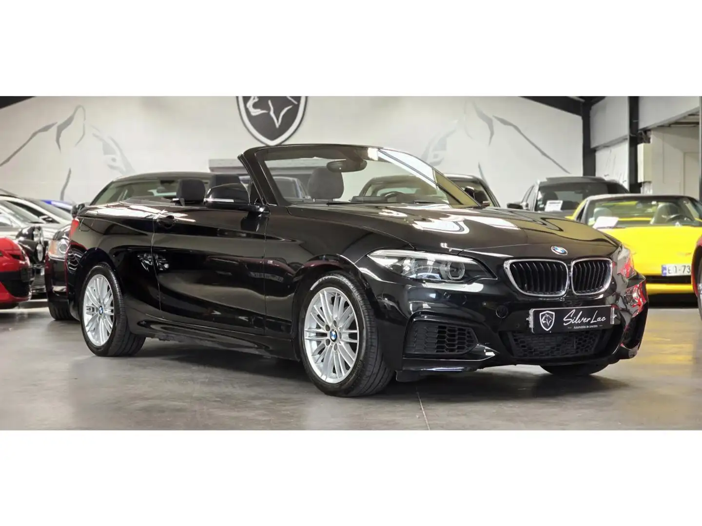 BMW 218 218i  M SPORTCABRIOLET F23 LCI PHASE 2 / HISTORIQUE Noir - 1