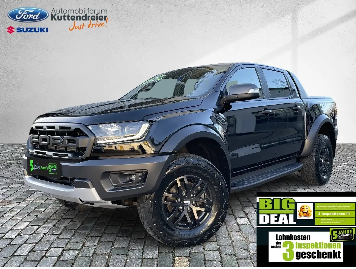 Ford Ranger Raptor Doppelkabine Navi Kamera Leder Noir - 2
