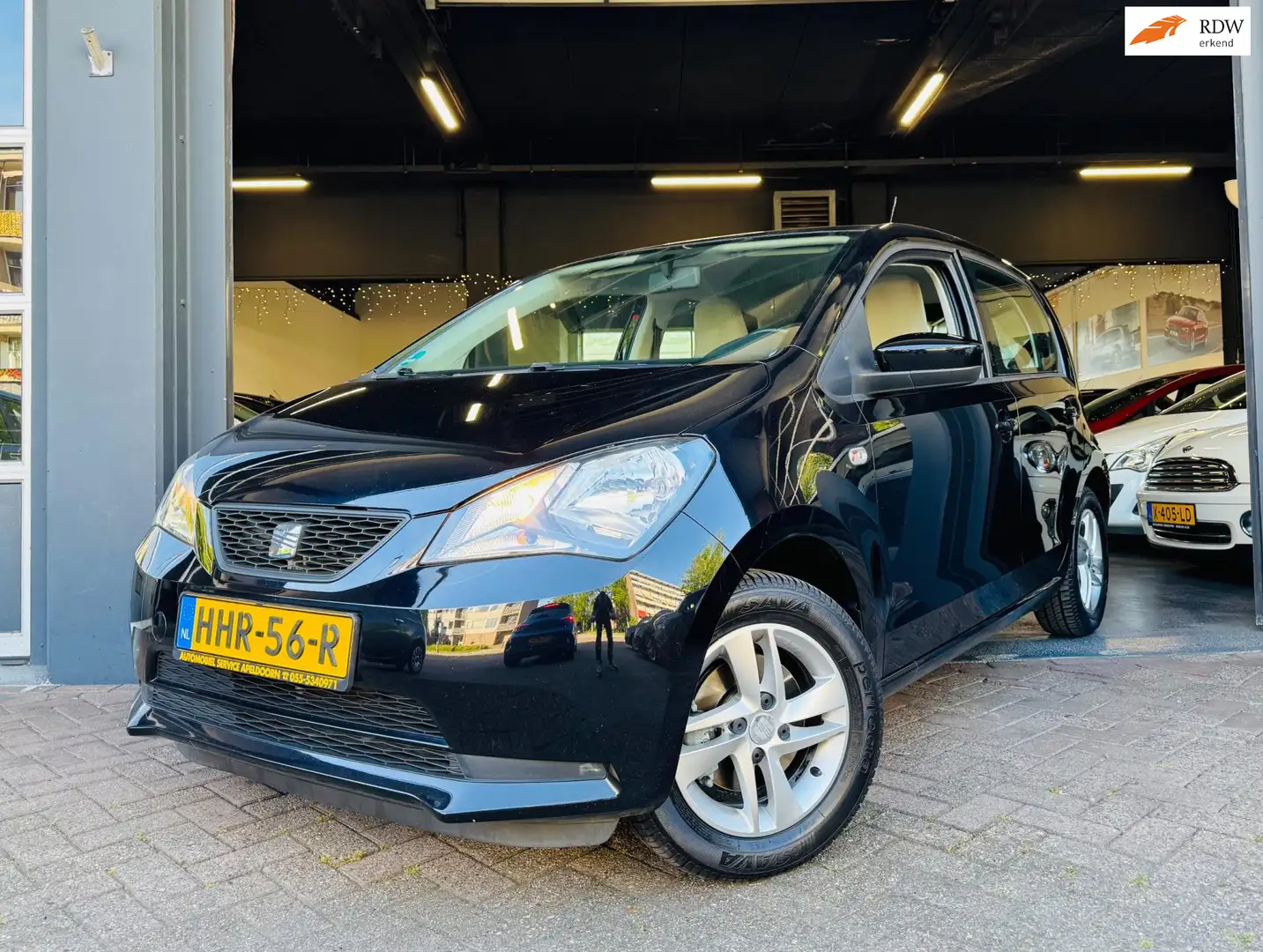 SEAT Mii 1.0 +Mii AIRCO | 110dKM | ELEK.PAKKET | FRISSE AUT Schwarz - 1