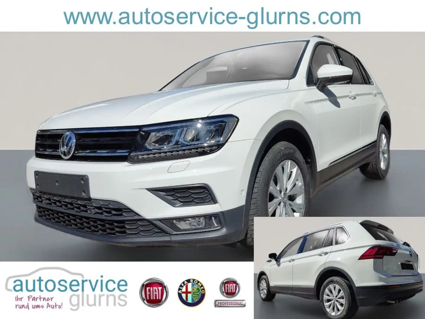 Volkswagen Tiguan 2.0 TDI DSG 4Motion Sound AHK Navi Blanc - 1