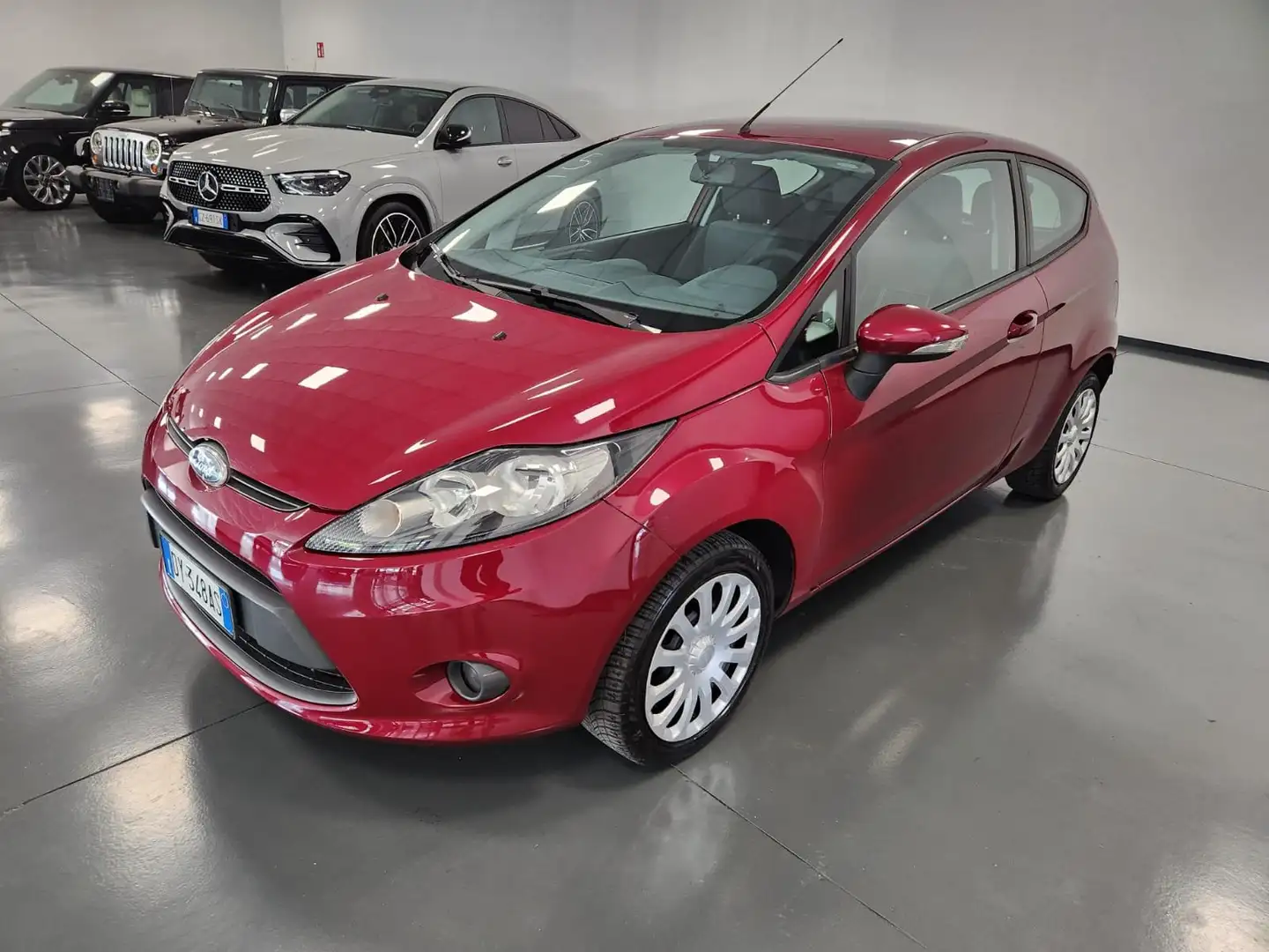 Ford Fiesta Fiesta VI 2008 3p 1.4 16v + Gpl+UNICO PROPRIETARIO Rosso - 1