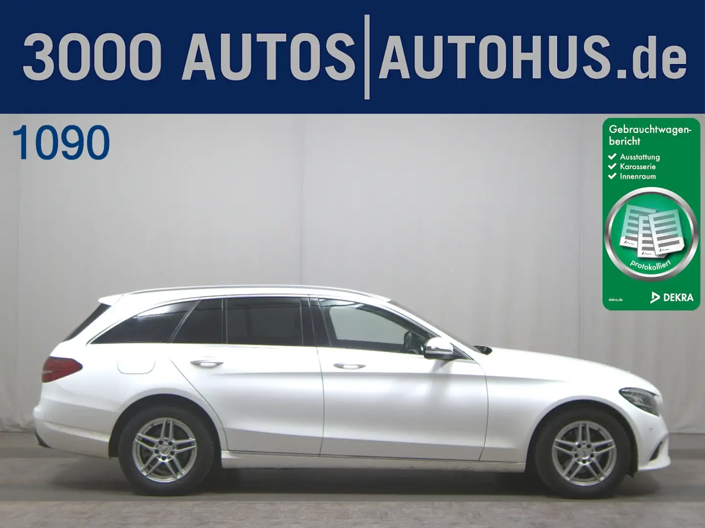 Mercedes-Benz C 220 T d  Avantgarde Navi Ahk LED Distronic+ Weiß - 1