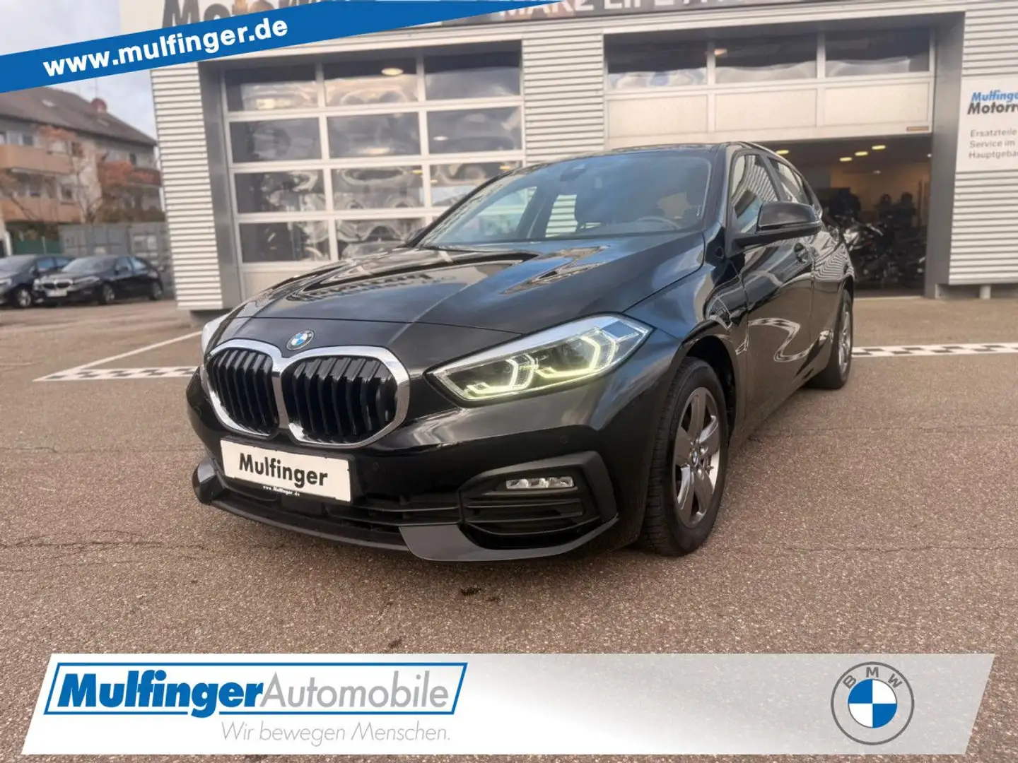 BMW 118 i LED Sitzheizung Live-Prof.DAB Tempomat Navi Noir - 1