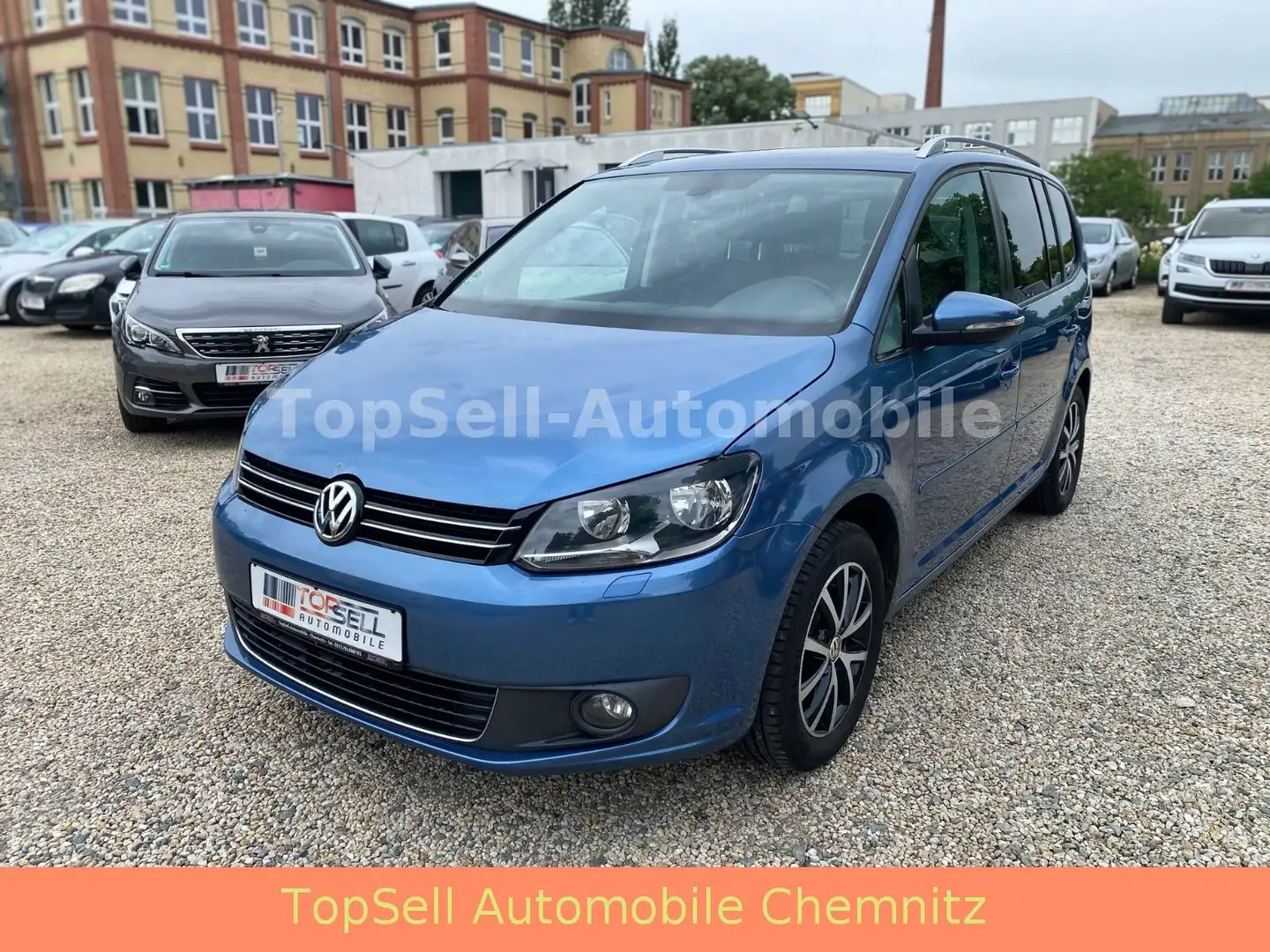 Volkswagen Touran 2.0 TDI Comfortline Sitzheizung PDC AHK Blau - 1