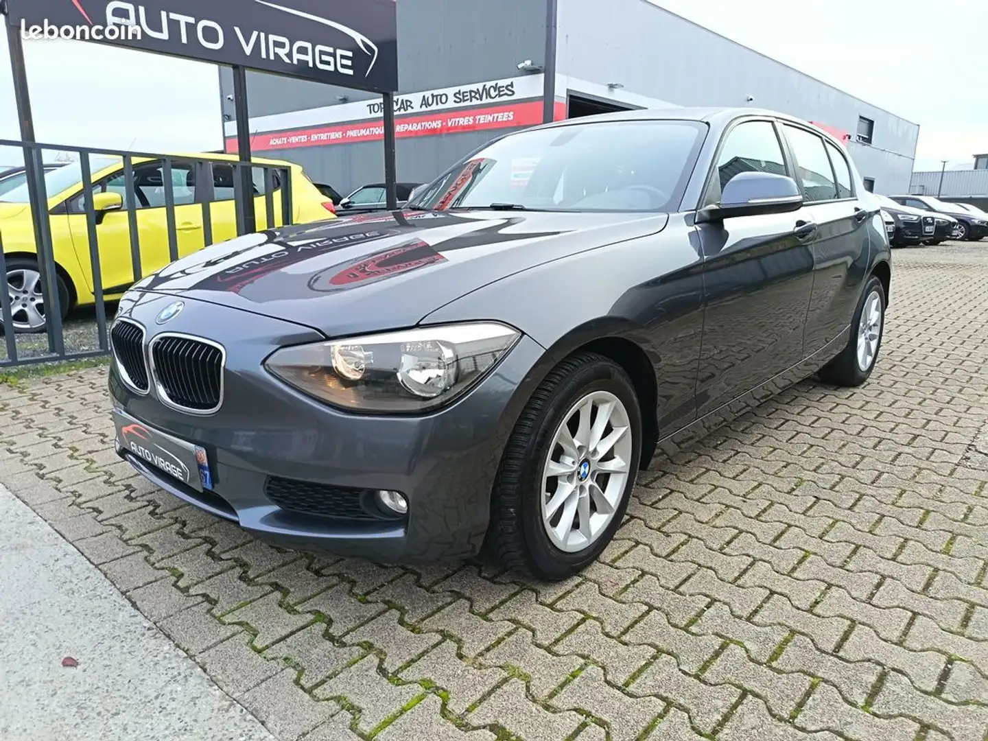 BMW 116 F20 116i 03-2015 122000 kms 136cv GARANTIE 12M Gris - 1