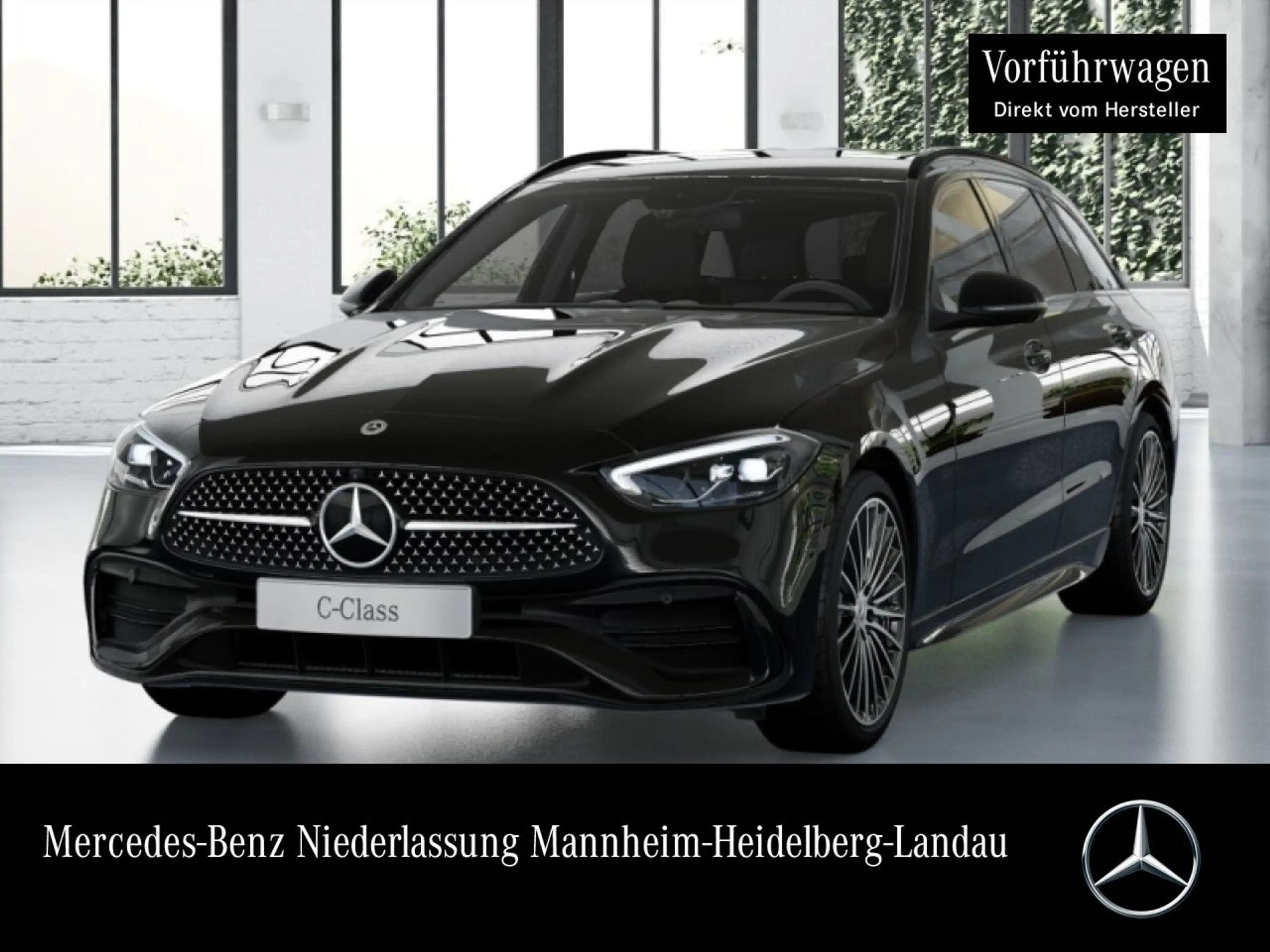 Mercedes-Benz C 200 T AMG+NIGHT+360+AHK+LED+19"+TOTW+KEYLESS+9G
