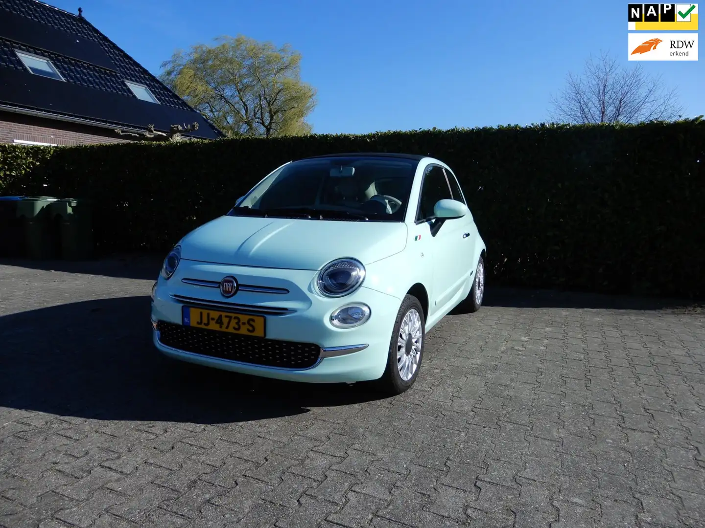 Fiat 500C 1.2 Lounge Verde - 1