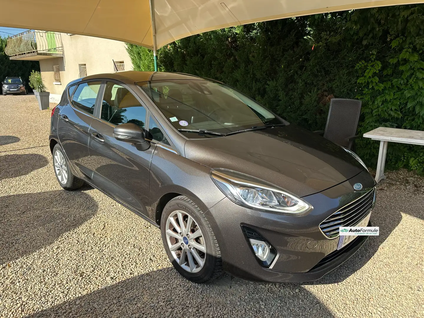 Ford Fiesta 1.0 EcoBoost 100ch Titanium 5 portes 2018 Gris - 1