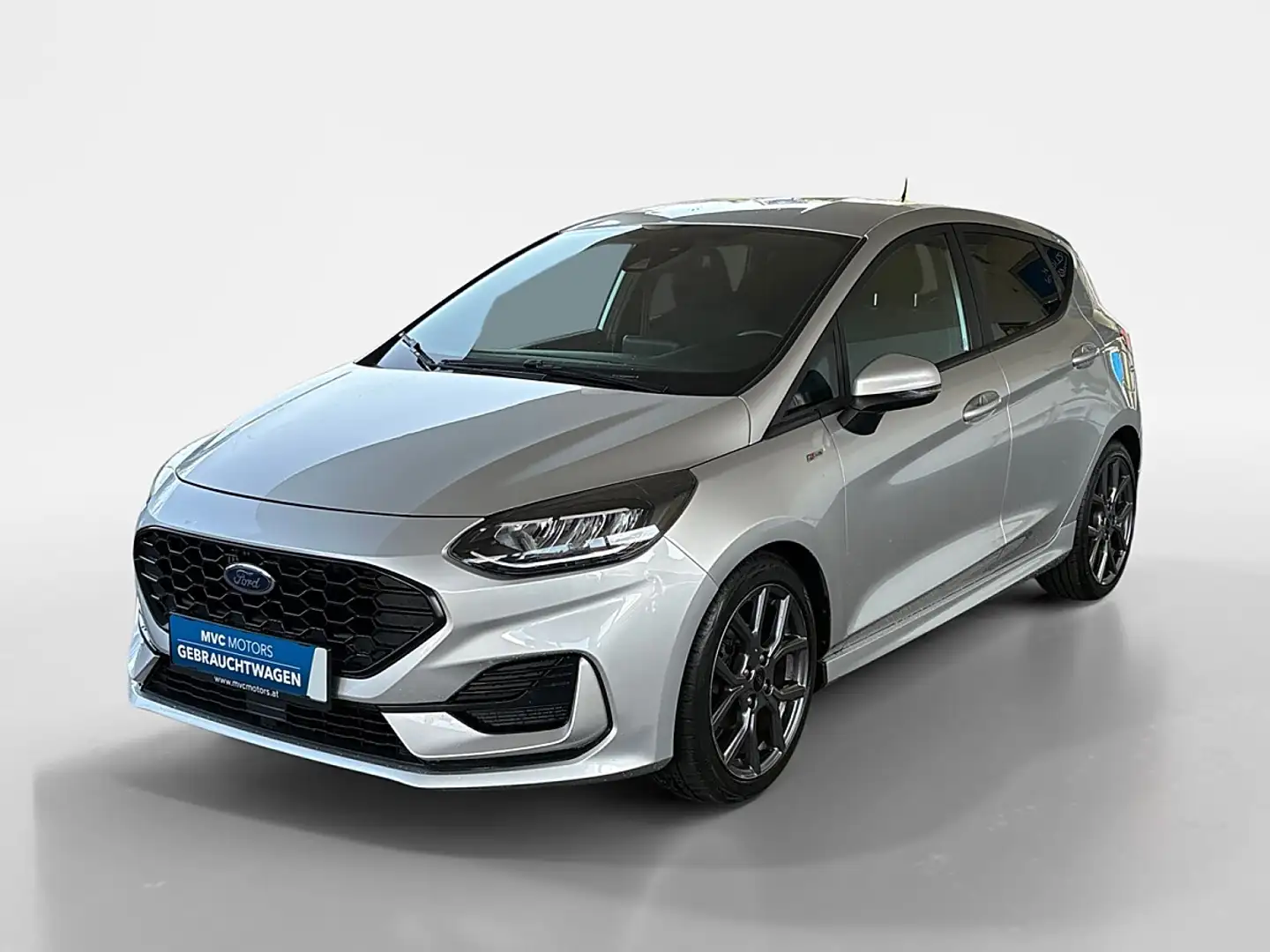 Ford Fiesta ST-Line 1,0 EcoBoost Hybrid Start/Stop Aut. Silber - 1