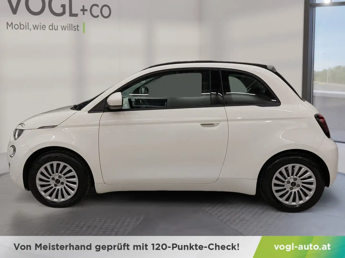 Fiat 500C Elektro 42 kWh Blanc - 2