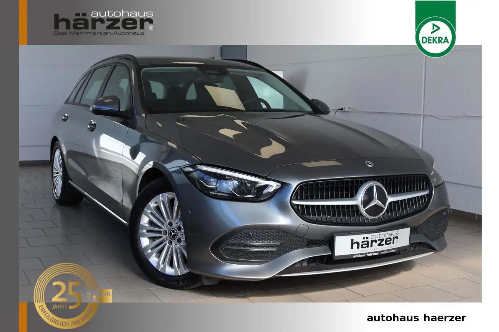 Mercedes-Benz C 200 d T 9G-Tronic *LED*NAV*PDC*RFK*DAB*SITZHZ* Grijs - 1