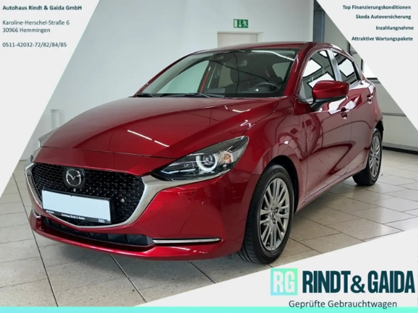 Mazda 2 Sports-Line 1.5 SKYACTIV-G 90 HUD LED 360°Kam Rot - 1
