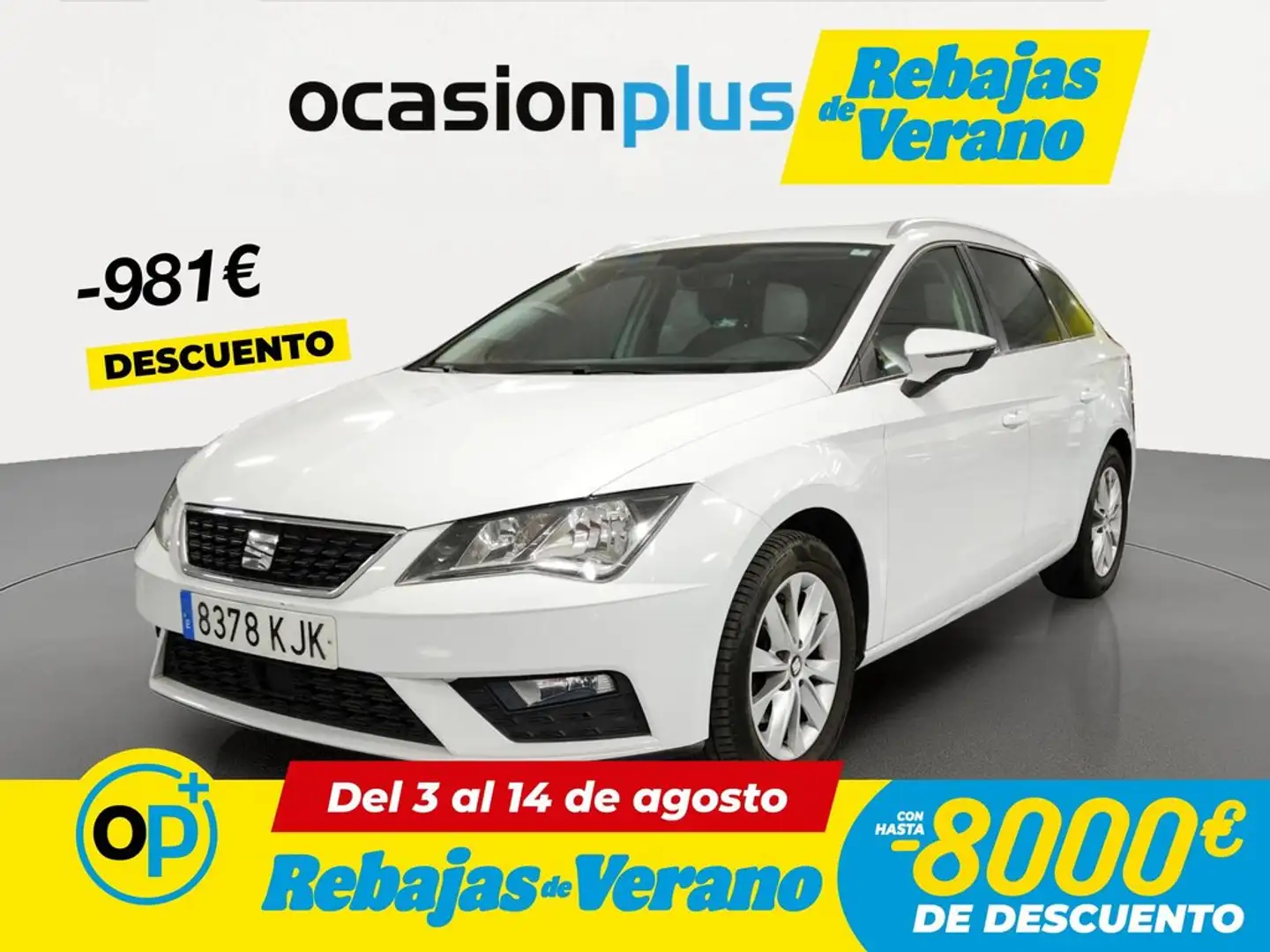 SEAT Leon ST 1.6TDI CR S&S Style 115 Blanco - 1