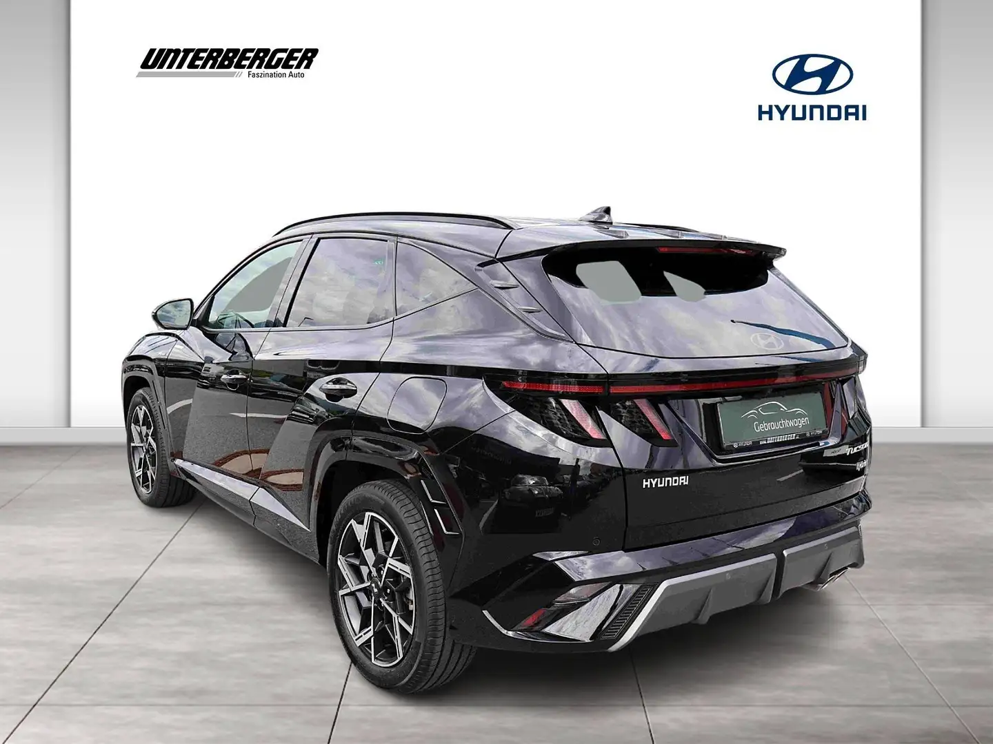 Hyundai TUCSON 1,6 T-GDI HEV 4WD N-Line Aut. Head-Up DAB LED Temp Schwarz - 2