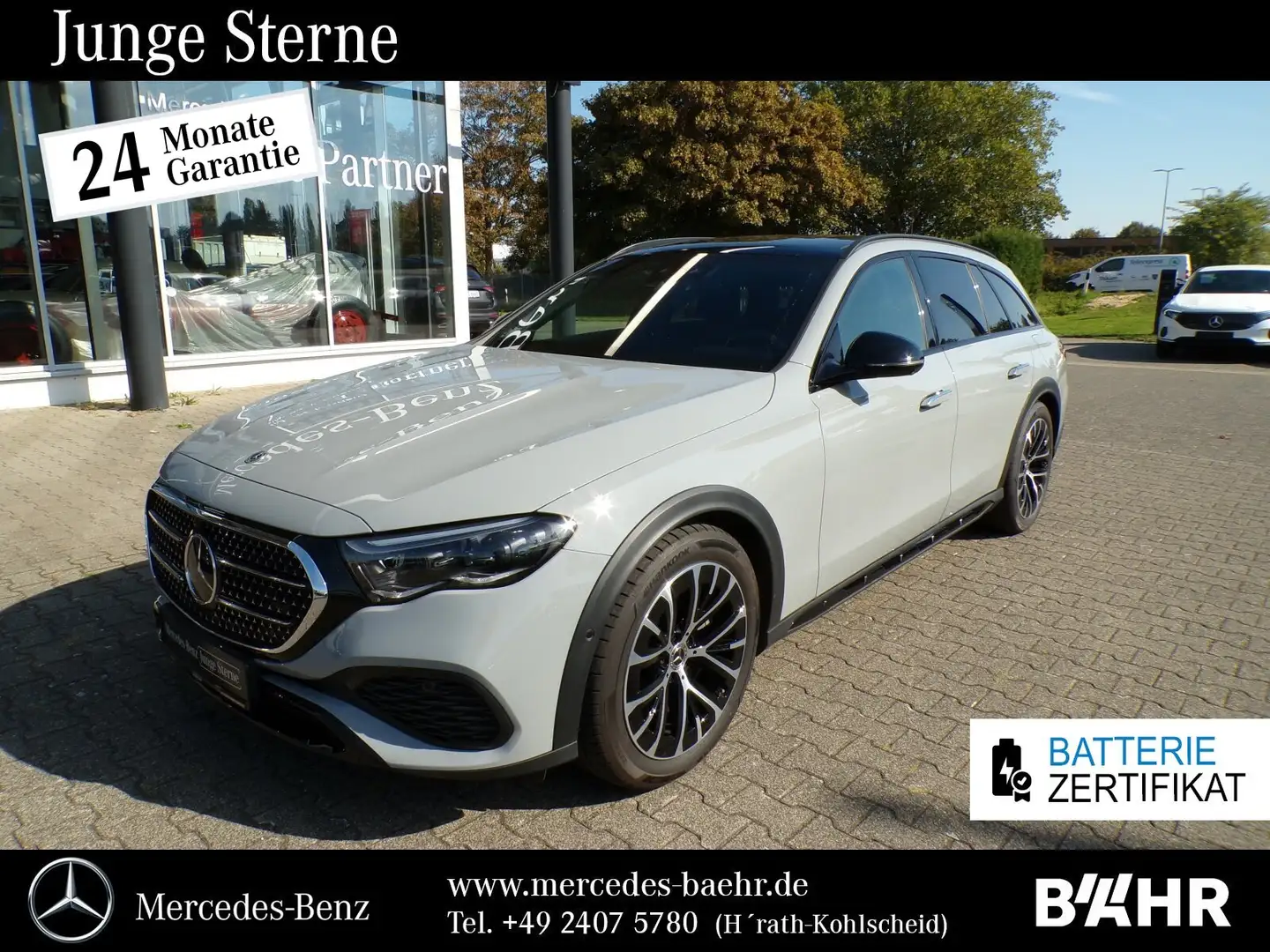 Mercedes-Benz E 300 E 300 de 4M All-Terrain Night/Pano/AHK/Airmatic Gris - 1