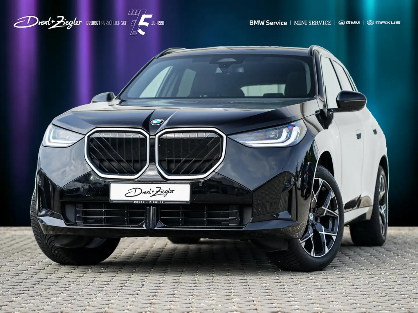 BMW X3 20d xDrive M-Sport 19 AHK PANO KoZg eSitz RFK Schwarz - 1