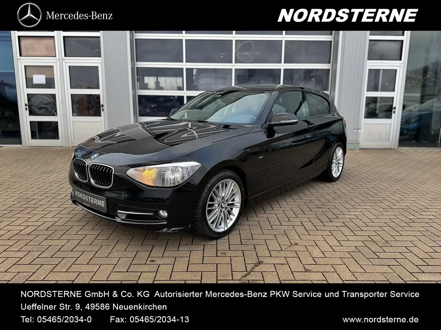 BMW 116 116i Sport Line/Klima/Park-Assist./MF-Lenkrad/BC Schwarz - 1