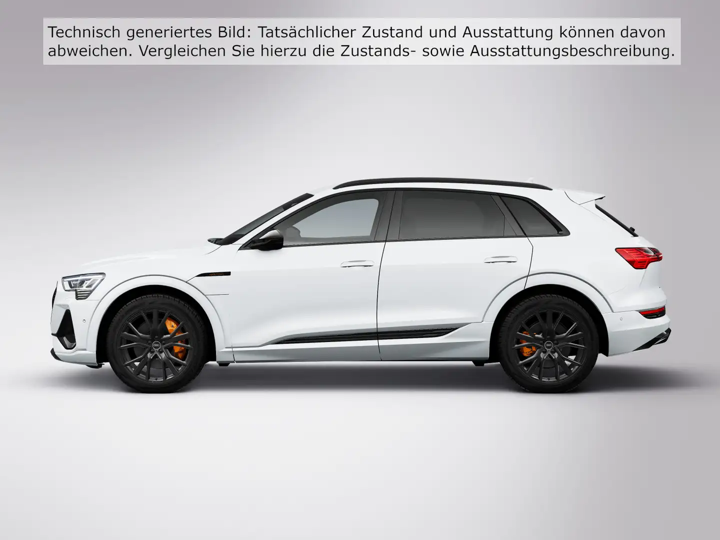 Audi e-tron 50 S line Black Ed Luft/Kam/21"/StandKlim Weiß - 2