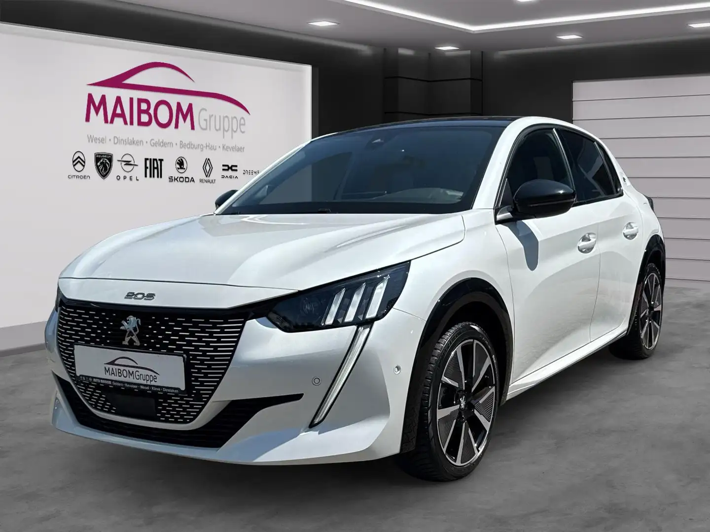 Peugeot 208 e- GT Pack Weiß - 1