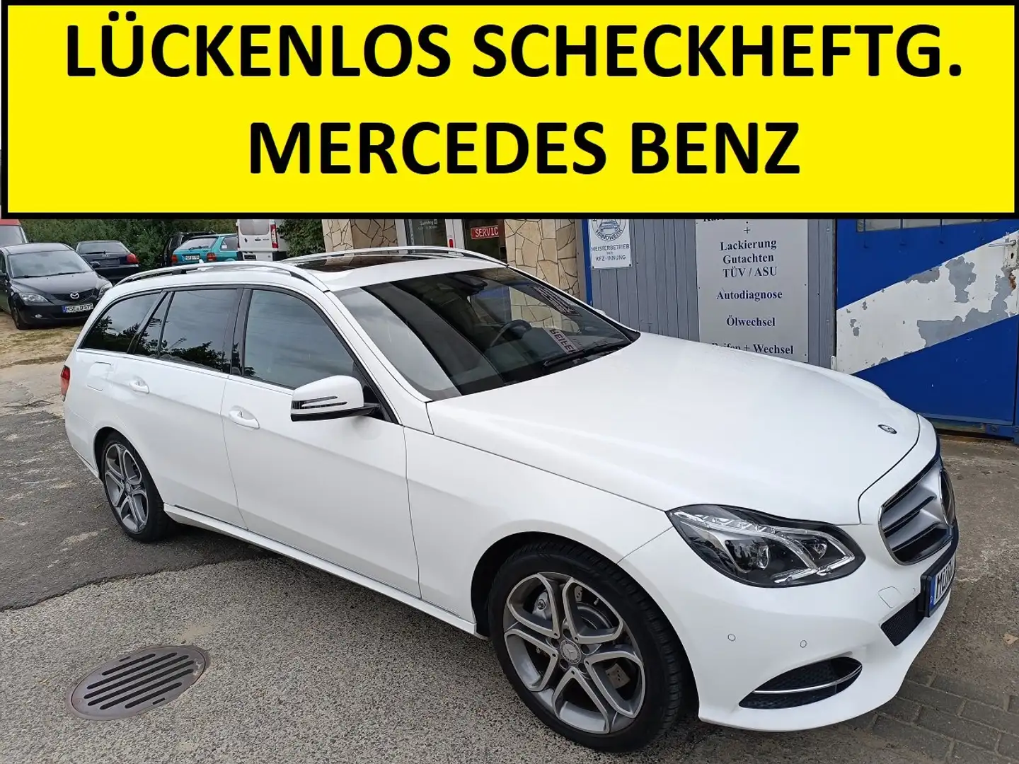 Mercedes-Benz E 350 E 350 BlueTEC NEUWERTIG SCHECKHEFTGEPFLEGT MB Wit - 1