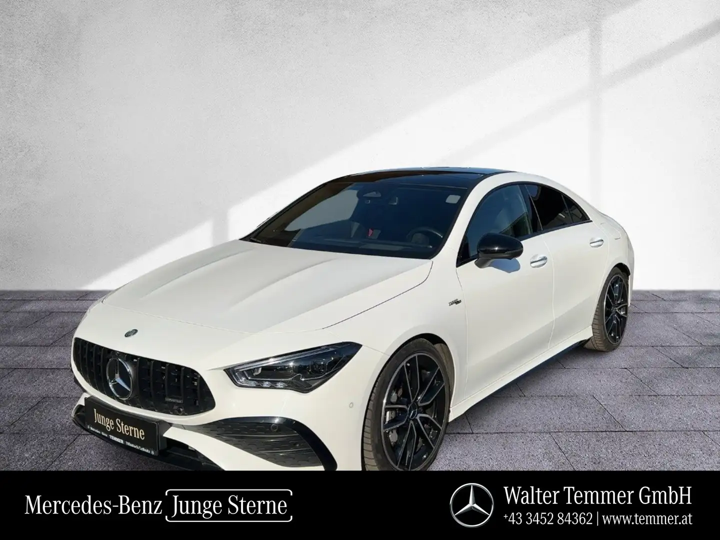 Mercedes-Benz CLA 35 AMG AMG CLA 35 4MATIC Coupé Prem+ HeadUp Pano 360°Kam Weiß - 1