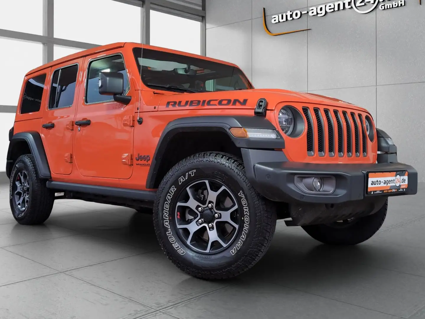 Jeep Wrangler 2.2 CRDi Rubicon SkyOne/AHK/Alpine/Keyless/DAB Orange - 1