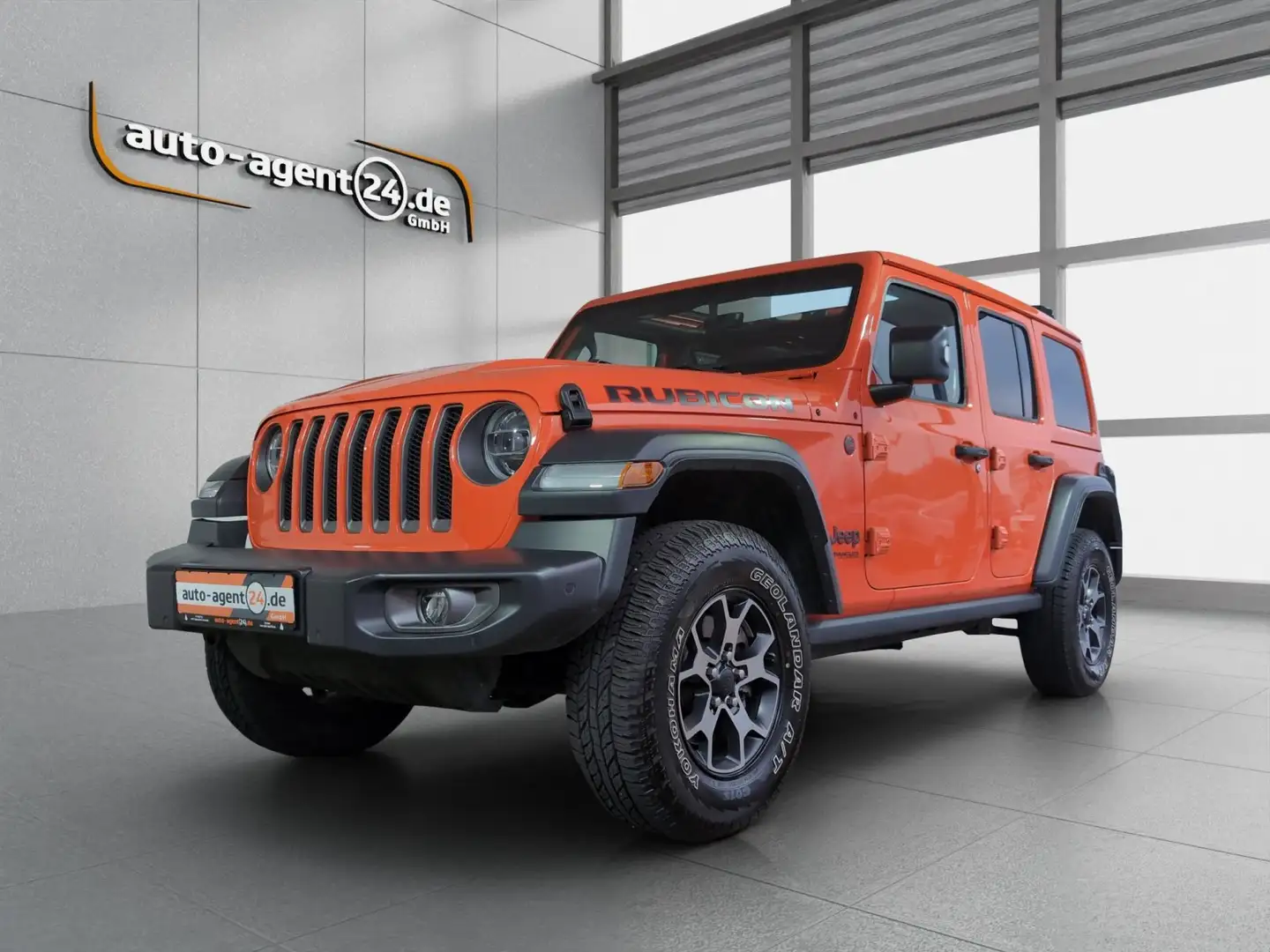Jeep Wrangler 2.2 CRDi Rubicon SkyOne/AHK/Alpine/Keyless/DAB Orange - 2