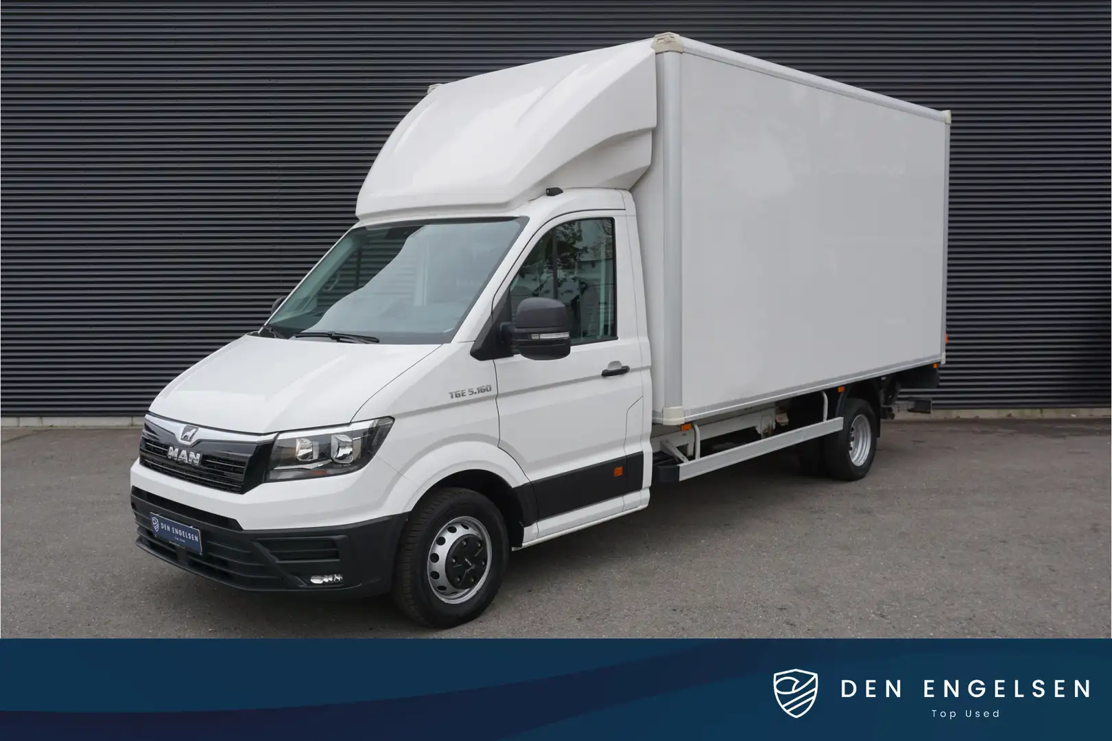 MAN TGE 5.160 160pk Dubbellucht Bakwagen Laadklep 1000kg Z Wit - 1