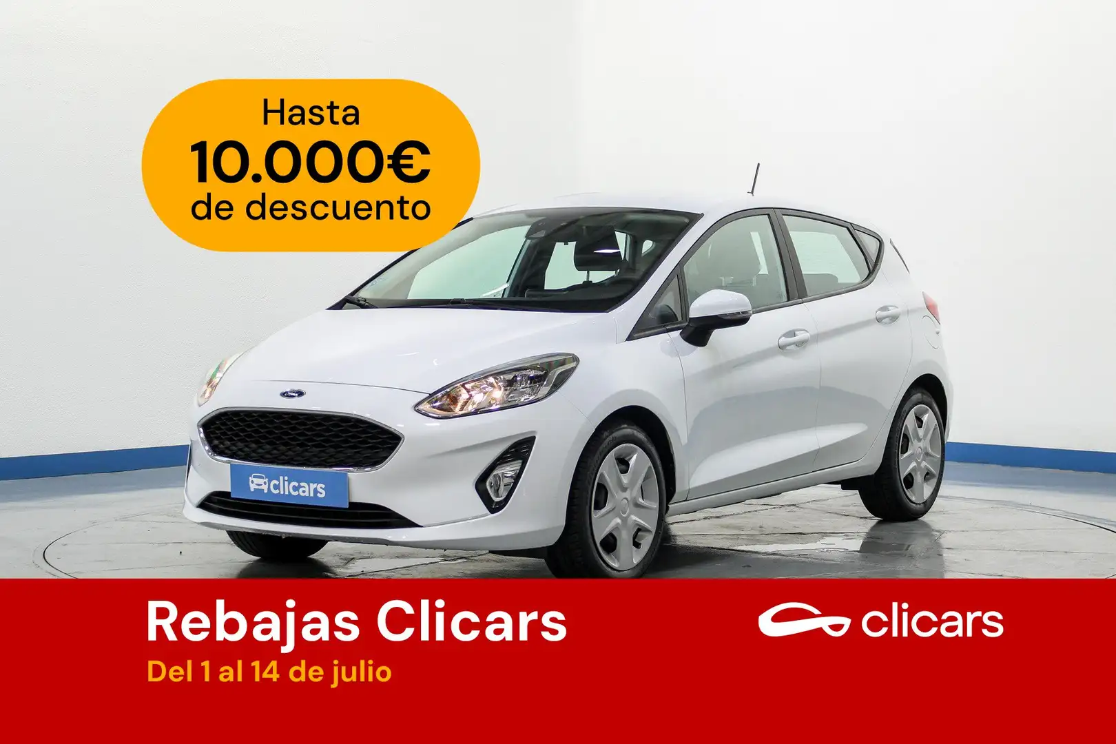 Ford Fiesta 1.1 Ti-VCT Trend Blanc - 1