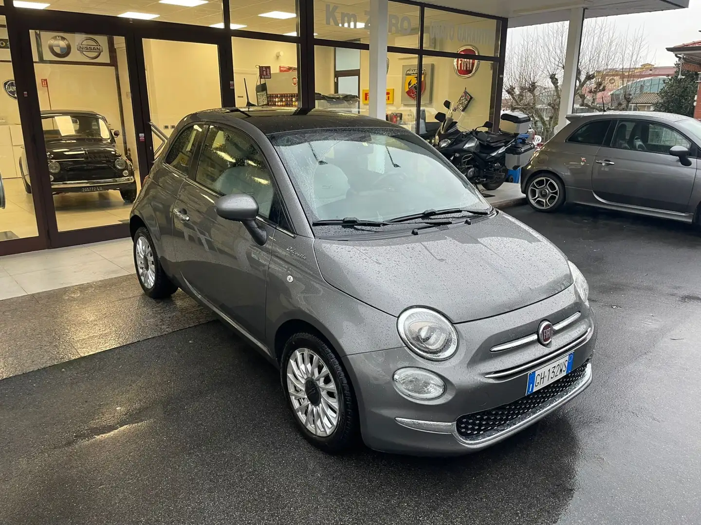 Fiat 500 1.0 Hybrid Dolcevita Grigio - 2