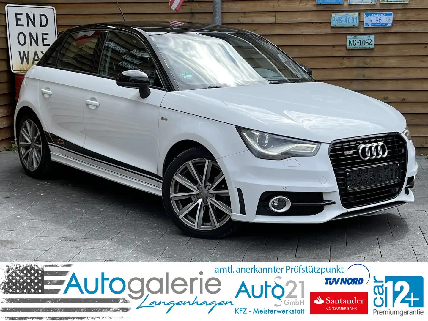 Audi A1 S-Line Navi Xenon PDC Blanc - 1
