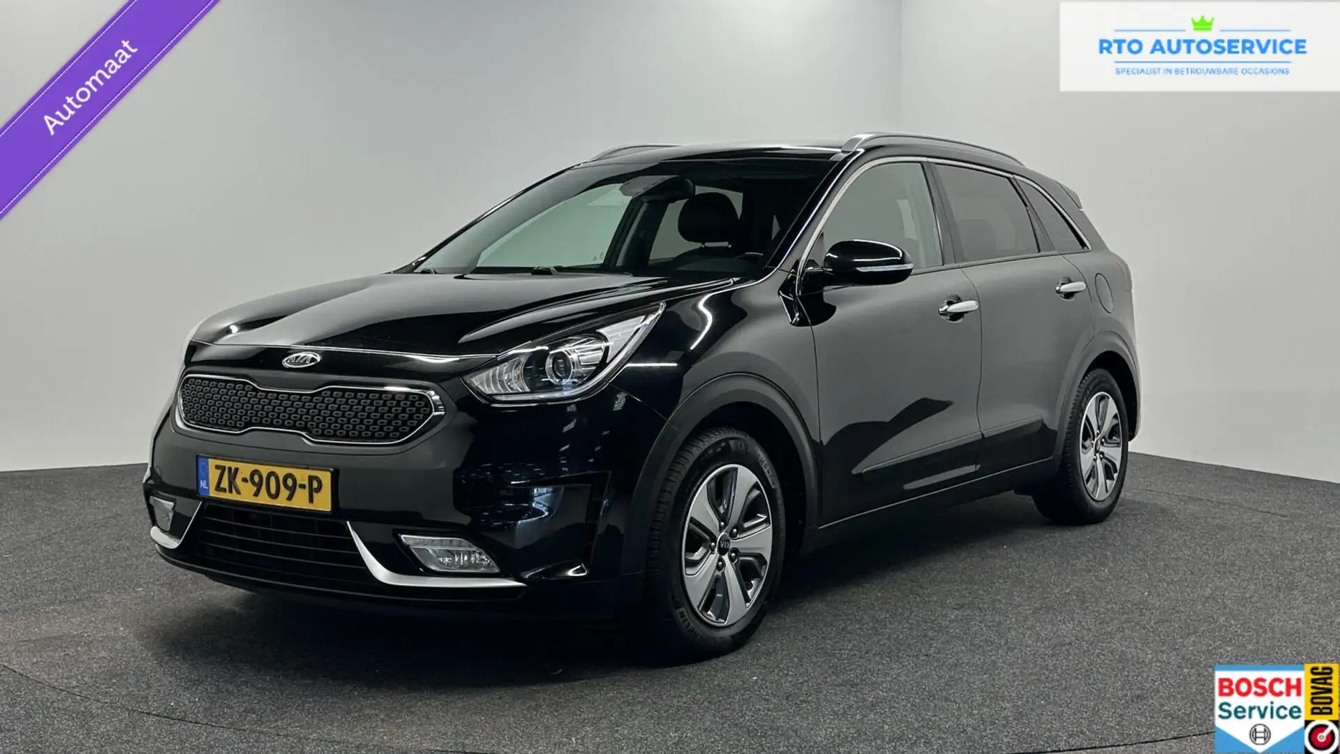 Kia Niro 1.6 GDi Hybrid ExecutiveLine CAMERA NAVI ECC TREKH Schwarz - 1