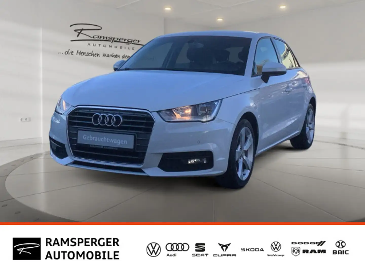 Audi A1 1.4 TFSI Sport GRA Navi SHZ PDC Blanc - 1