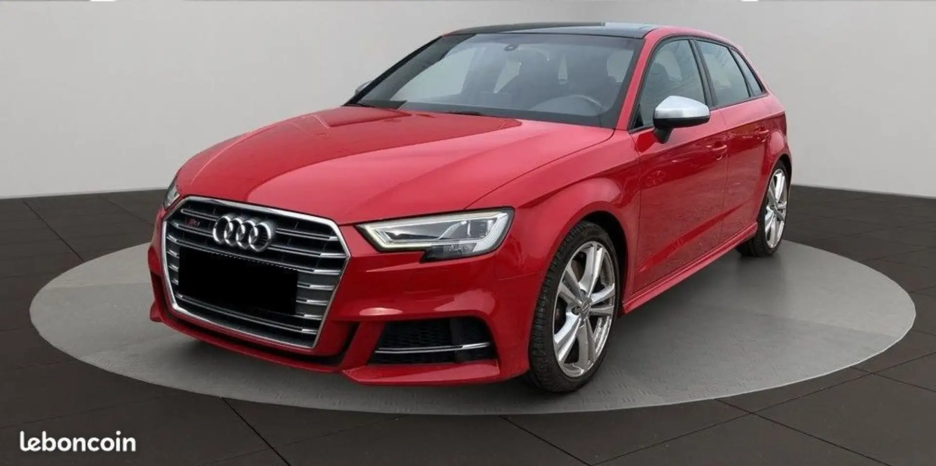 Audi S3 Sportback 2.0 TFSI quattro 310CH GPS-LED-SIEGES DIAMANT-JANTES 18-BANG & OLUFSEN-TOIT OUVRANT PANORAMIQUE Rouge - 1